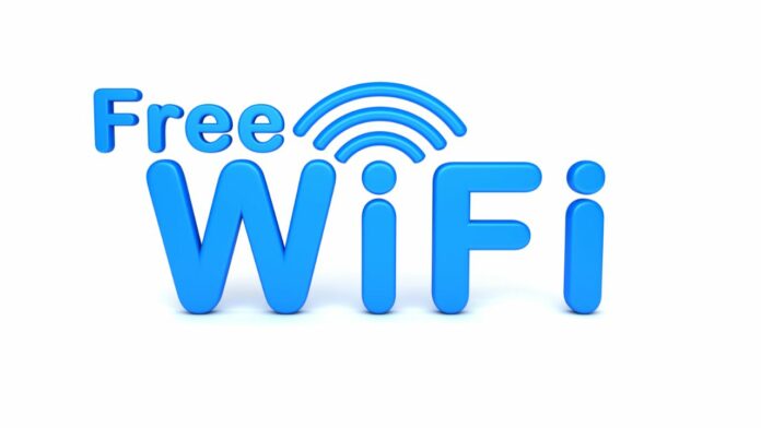 free WiFi with password